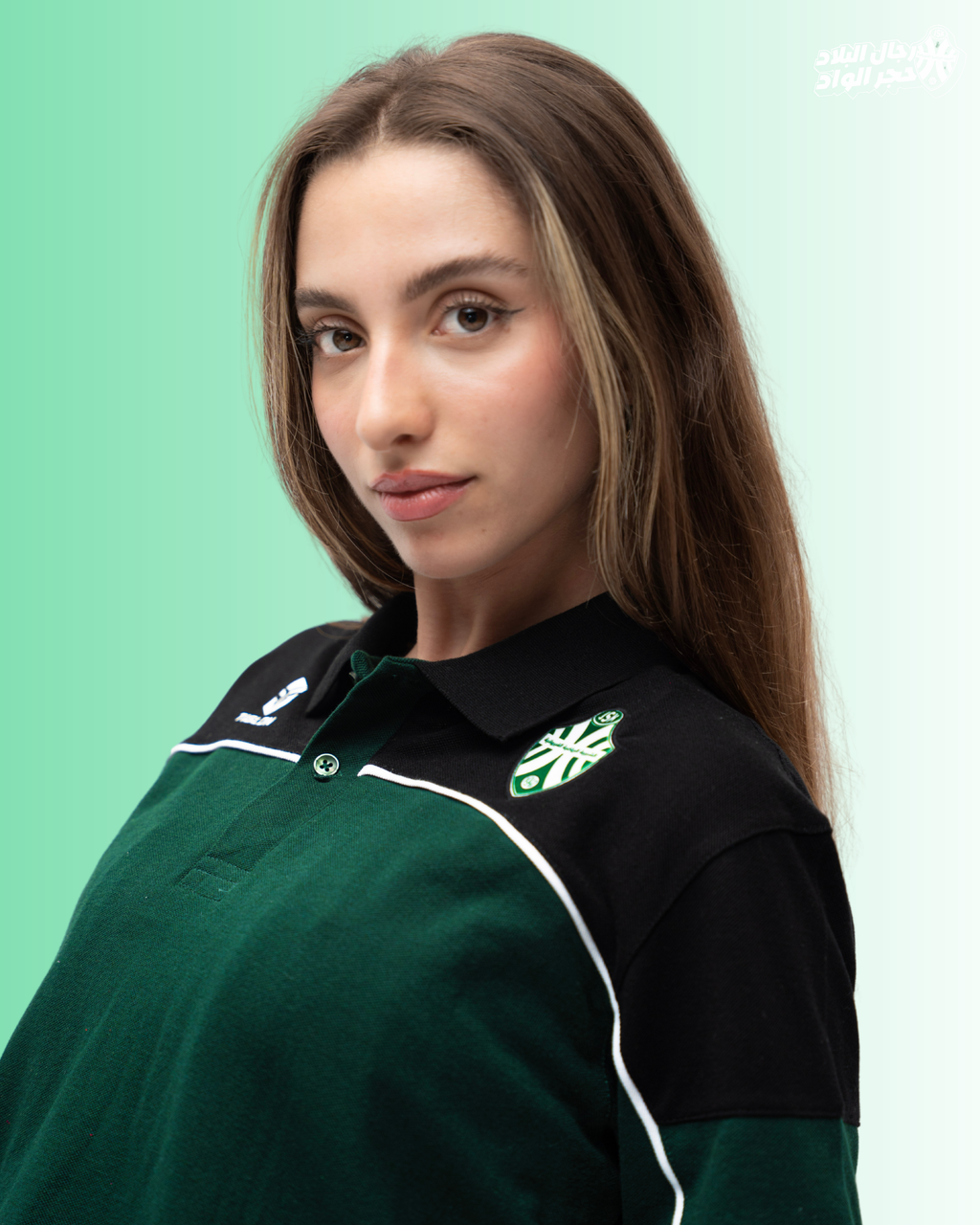 Polo Officiel JS Kairouan x Tiglon – Vert & Noir
