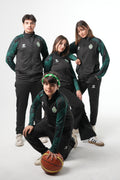 Survêtement officiel JS Kairouan enfant noir et vert