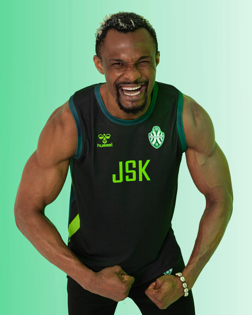 Débardeur officiel JS Kairouan homme noir et vert
