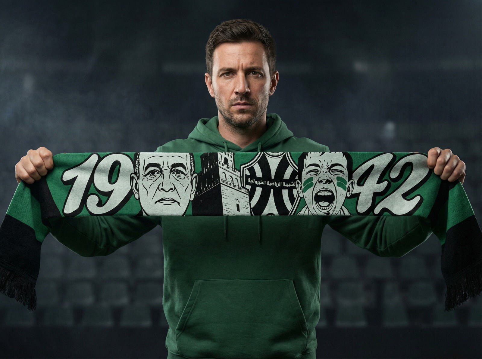 Echarpe supporters JS Kairouan officielle
